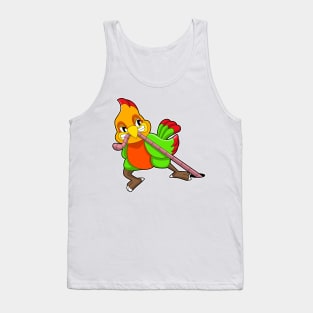 Parrot with Worm Tank Top